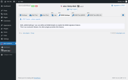 Page screenshot: atec-systems →  SMTP Mail →  DKIM Settings