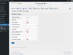 Page screenshot: atec-systems →  SMTP Mail