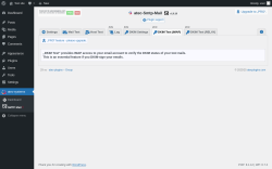 Page screenshot: atec-systems →  SMTP Mail →  DKIM Test (IMAP)