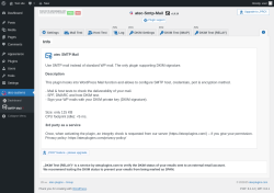 Page screenshot: atec-systems →  SMTP Mail → 