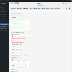 Page screenshot: atec-systems → SMTP Mail →  Host Test