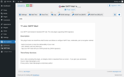 Page screenshot: atec-systems → SMTP Mail → 