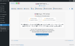 Page screenshot: atec-systems → SMTP Mail → 