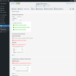 Page screenshot: atec-systems → SMTP Mail →  Host Test