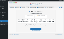 Page screenshot: atec-systems → SMTP Mail → 