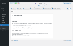 Page screenshot: atec-systems → SMTP Mail → 