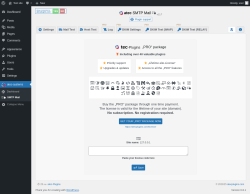 Page screenshot: atec-systems → SMTP Mail → 