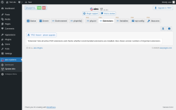 Page screenshot: atec-systems → System Info →  Extensions