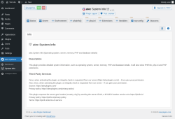 Page screenshot: atec-systems → System Info → 