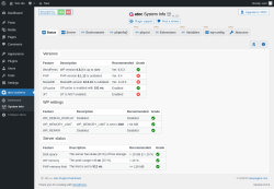 Page screenshot: atec-systems → System Info
