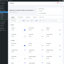 Page screenshot: aThemes Addons