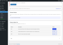 Page screenshot: aThemes Addons → Patcher