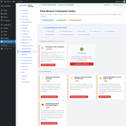 Page screenshot: Atlant Security &rarr; Post-Breach
