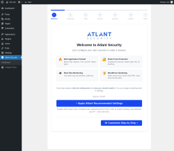 Page screenshot: Atlant Security &rarr; Setup Wizard