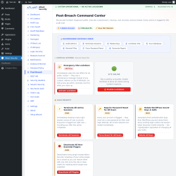 Page screenshot: Atlant Security &rarr; Post-Breach