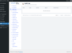 Page screenshot: Atlant Security &rarr; Audit Log