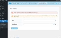Page screenshot: WP Engine AI ToolKit → Vector Database