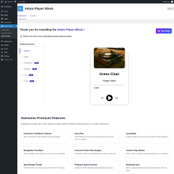 Page screenshot: Audio Player → Demo & Help