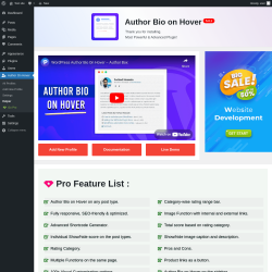 Page screenshot: Author On Hover &rarr; Helper