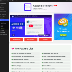 Page screenshot: Author On Hover &rarr; Helper