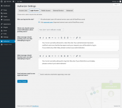 Page screenshot: Authorizer → Login Access