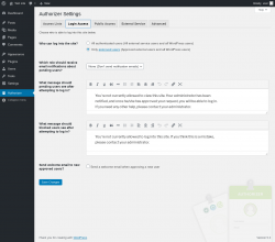 Page screenshot: Authorizer → Login Access