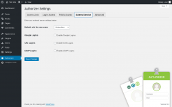 Page screenshot: Authorizer → External Service