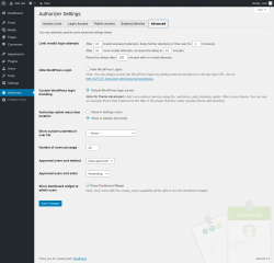 Page screenshot: Authorizer → Advanced