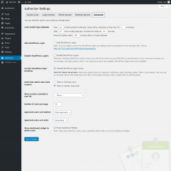 Page screenshot: Authorizer → Advanced