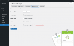 Page screenshot: Authorizer → External Service