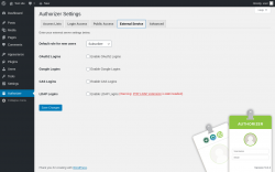 Page screenshot: Authorizer → External Service