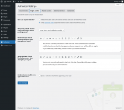 Page screenshot: Authorizer → Login Access