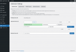 Page screenshot: Authorizer