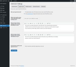 Page screenshot: Authorizer → Login Access