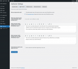 Page screenshot: Authorizer → Login Access