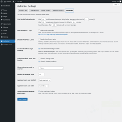 Page screenshot: Authorizer → Advanced