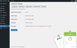 Page screenshot: Authorizer → External Service