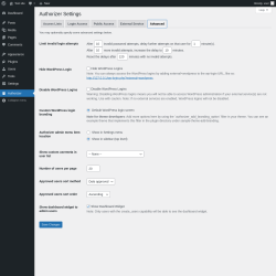 Page screenshot: Authorizer → Advanced