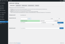 Page screenshot: Authorizer