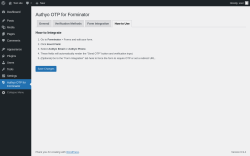 Page screenshot: Authyo OTP for Forminator &rarr; How to Use