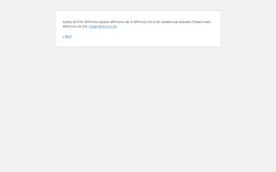 Page screenshot: Plugin Activation Error