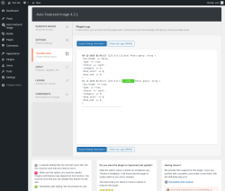 Page screenshot: Logs