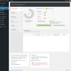 Page screenshot: Auto Featured Image
