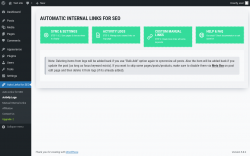 Page screenshot: Auto Links for SEO → Activity Logs