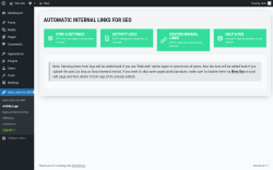 Page screenshot: Auto Links for SEO → Activity Logs