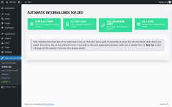 Page screenshot: Auto Links for SEO → Activity Logs