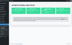 Page screenshot: Auto Links for SEO → Activity Logs