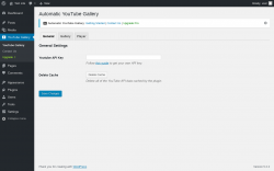 Page screenshot: YouTube Gallery