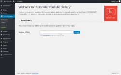 Page screenshot: YouTube Gallery