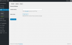 Page screenshot: YouTube Gallery → Settings